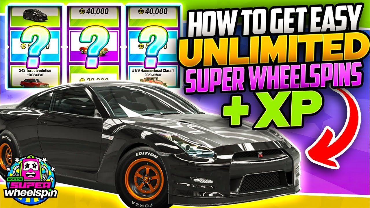 How To Get EASY Unlimited Super Wheelspins + XP in Forza Horizon 6