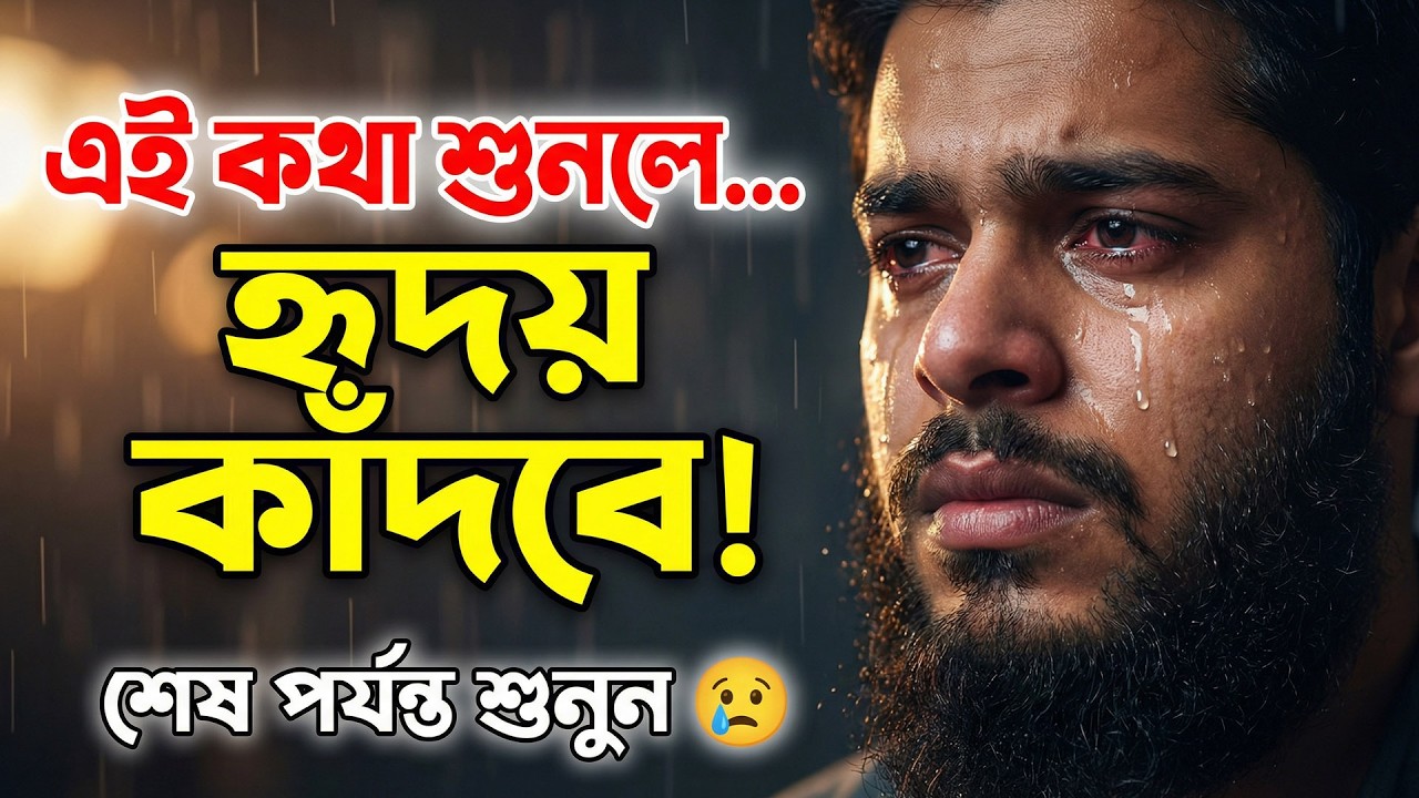 এই কথা শুনলে হৃদয় কেঁদে উঠবে! 😢 আব্দুর রহিম বিন আব্দুর রাযযাক