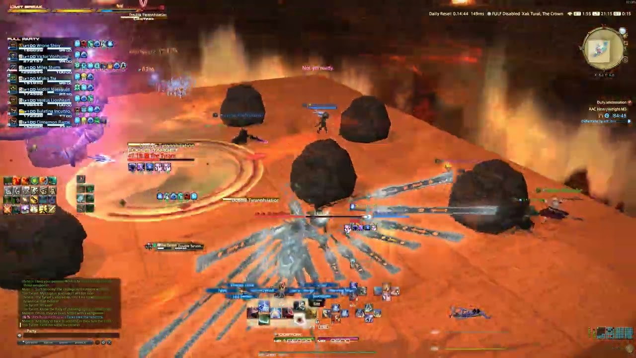 FFXIV Dawntrail - Arcadion - Iron fist - The Tyrant