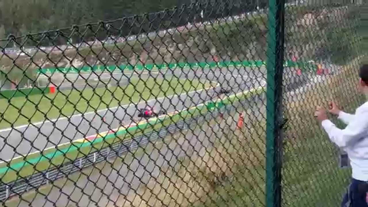 F1 2015 Belgian Grand Prix: Spa-Francorchamps from Turn 8 (23/8/2015)
