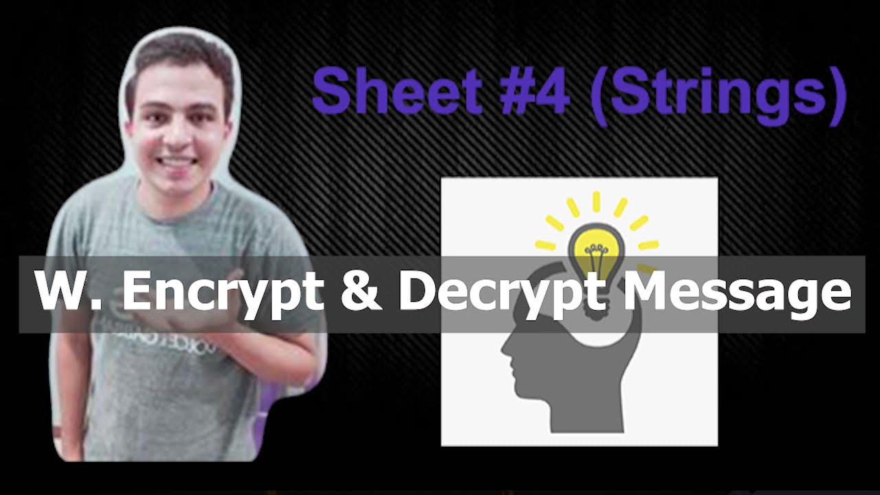 W. Encrypt & Decrypt Message