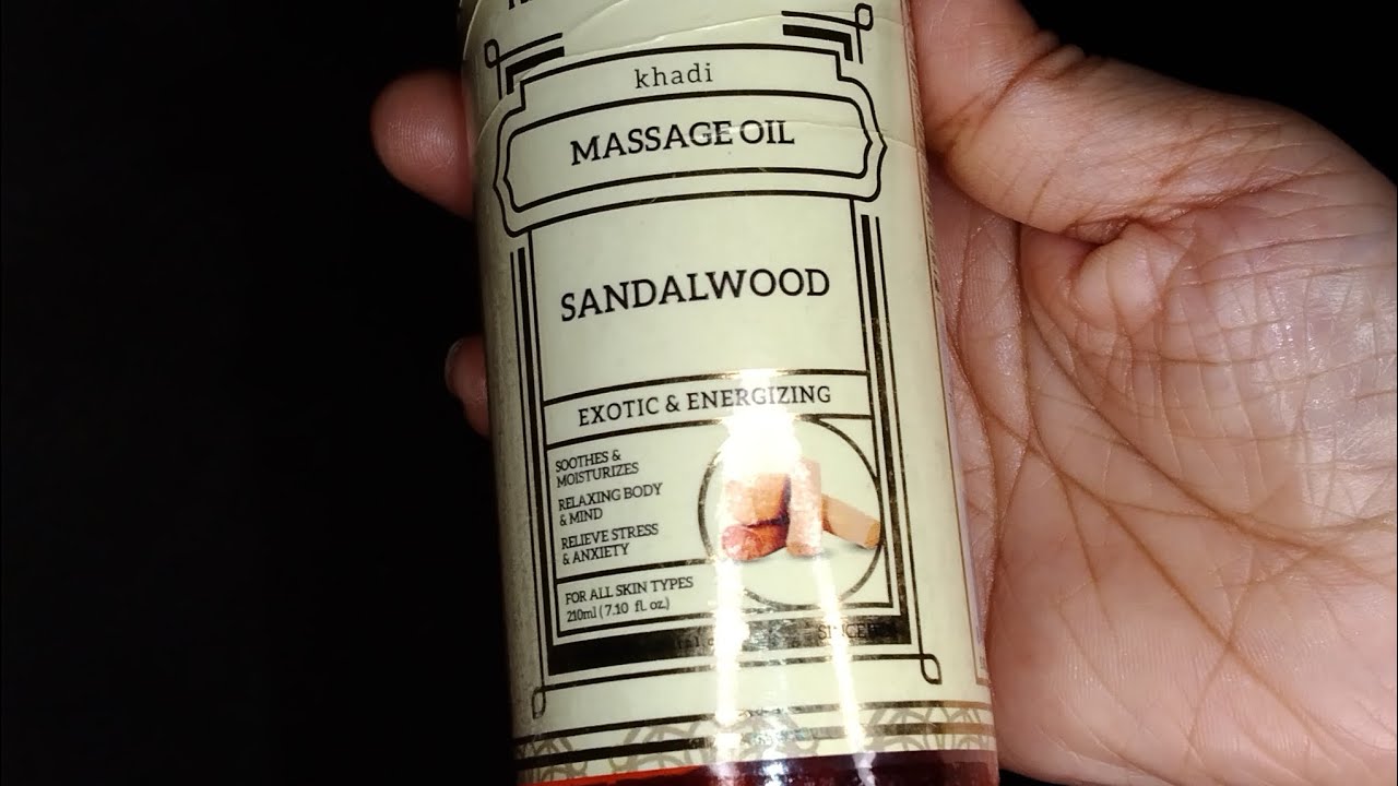 Khadi Sandalwood Massage Oil