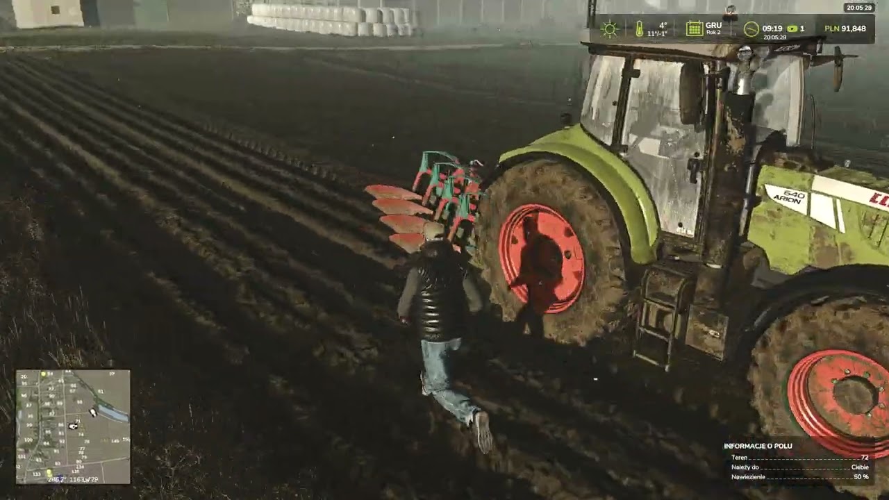 Farming Simulator 25  Szpakowo orka Claas Arion 640