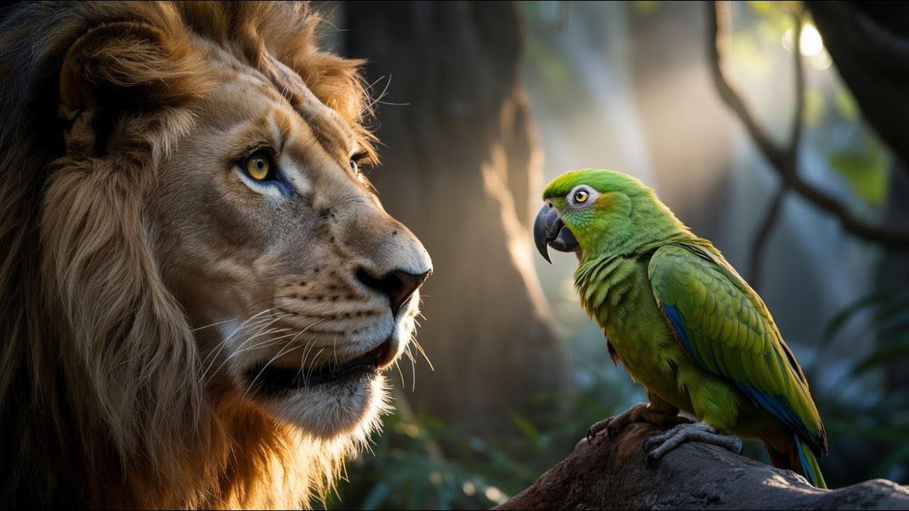 “A Fearless Parrot vs The Jungle King | A Truth That Shooks the Forest”