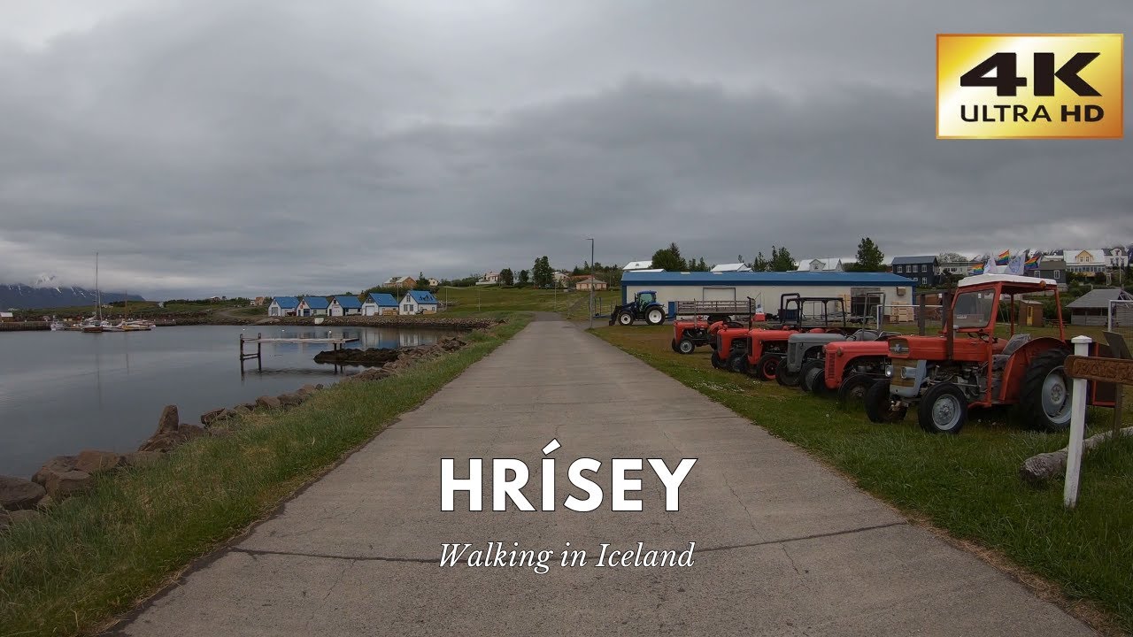 Hrísey - Walking in Iceland [4K]