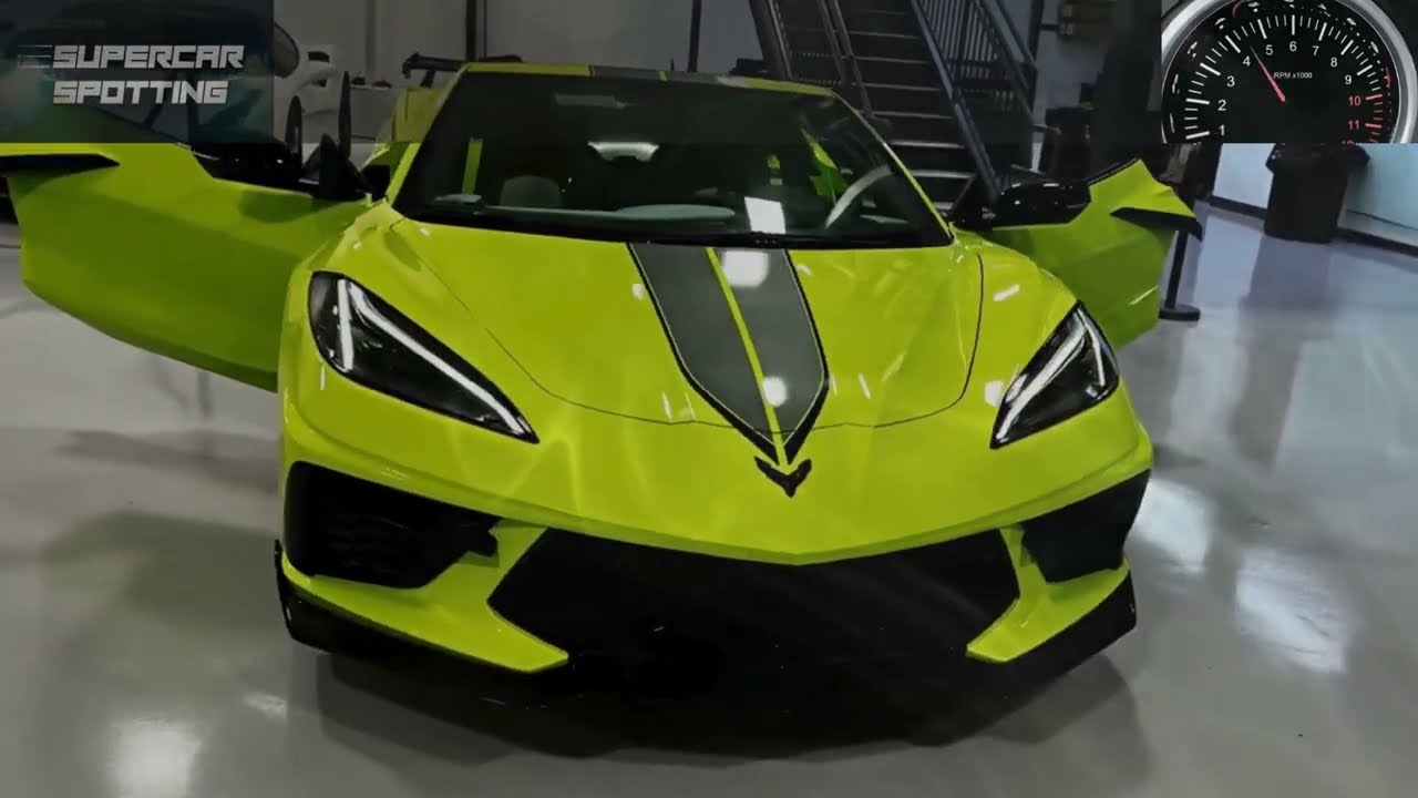 super cars: Corvette C8R Special Edition: Race-Bred Heritage Meets American Muscle