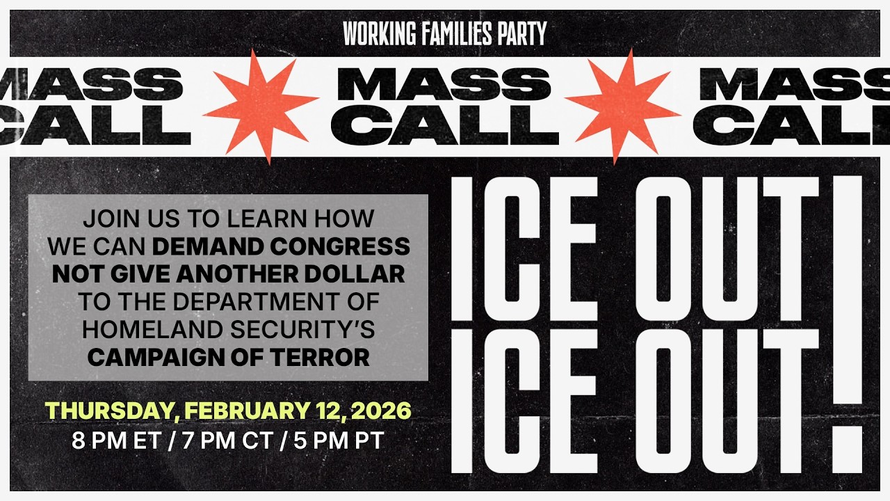 WFP Mass Call - ICE Out Now!