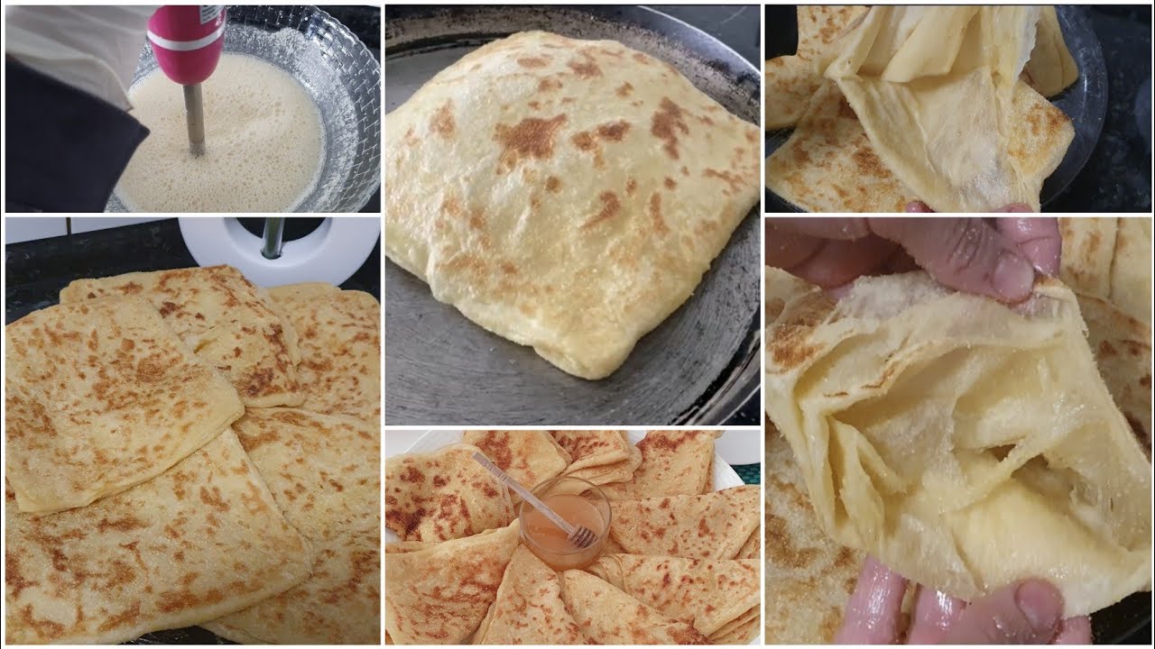 مسمن الخلاط بدون عجن و بدون دلك روعة جربيه بعينيك مغمضين مورق و خفيف
