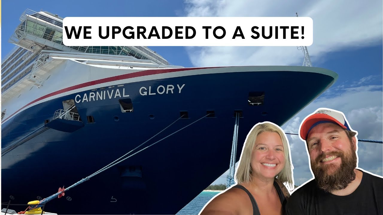 Our first SUITE on the Carnival Glory! Here is the ship, food & entertainment! Great weekend cruise!
