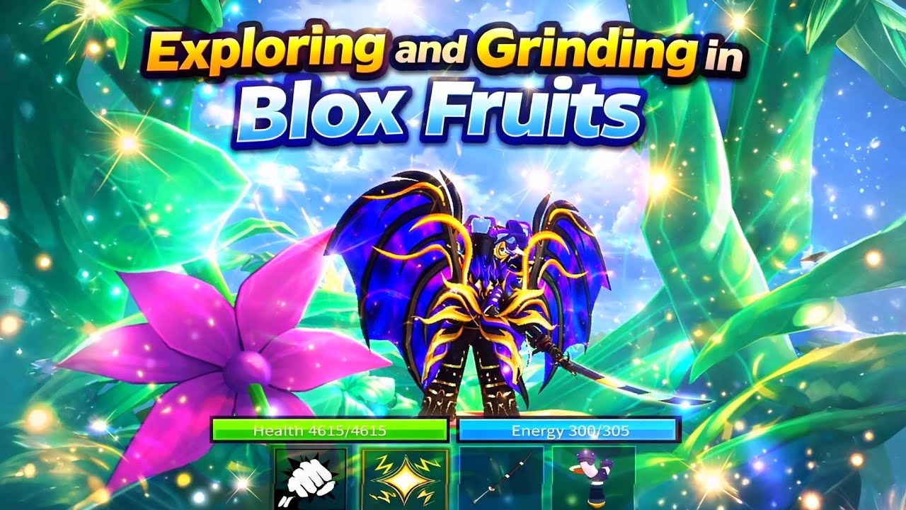 Exploring and Grinding second sea | Blox Fruits 