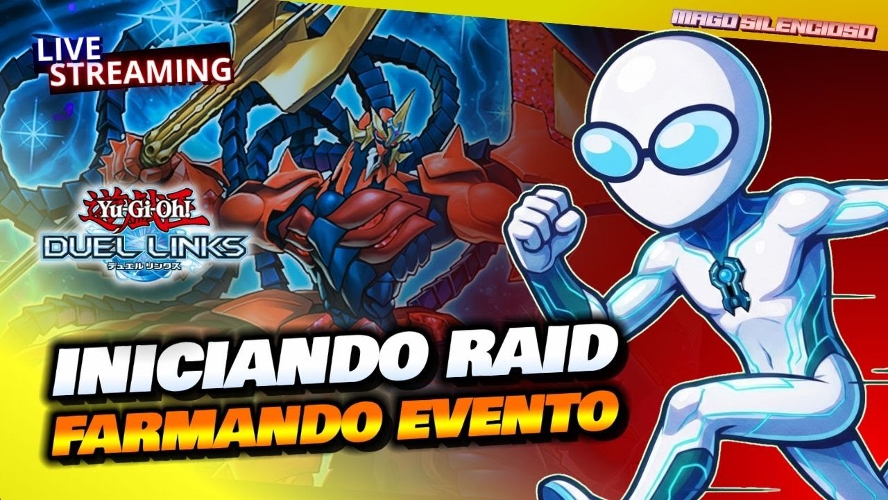 🔴 AO VIVO: Dicas de FARM e Duelos de RAID no Yu-Gi-Oh! Duel Links!