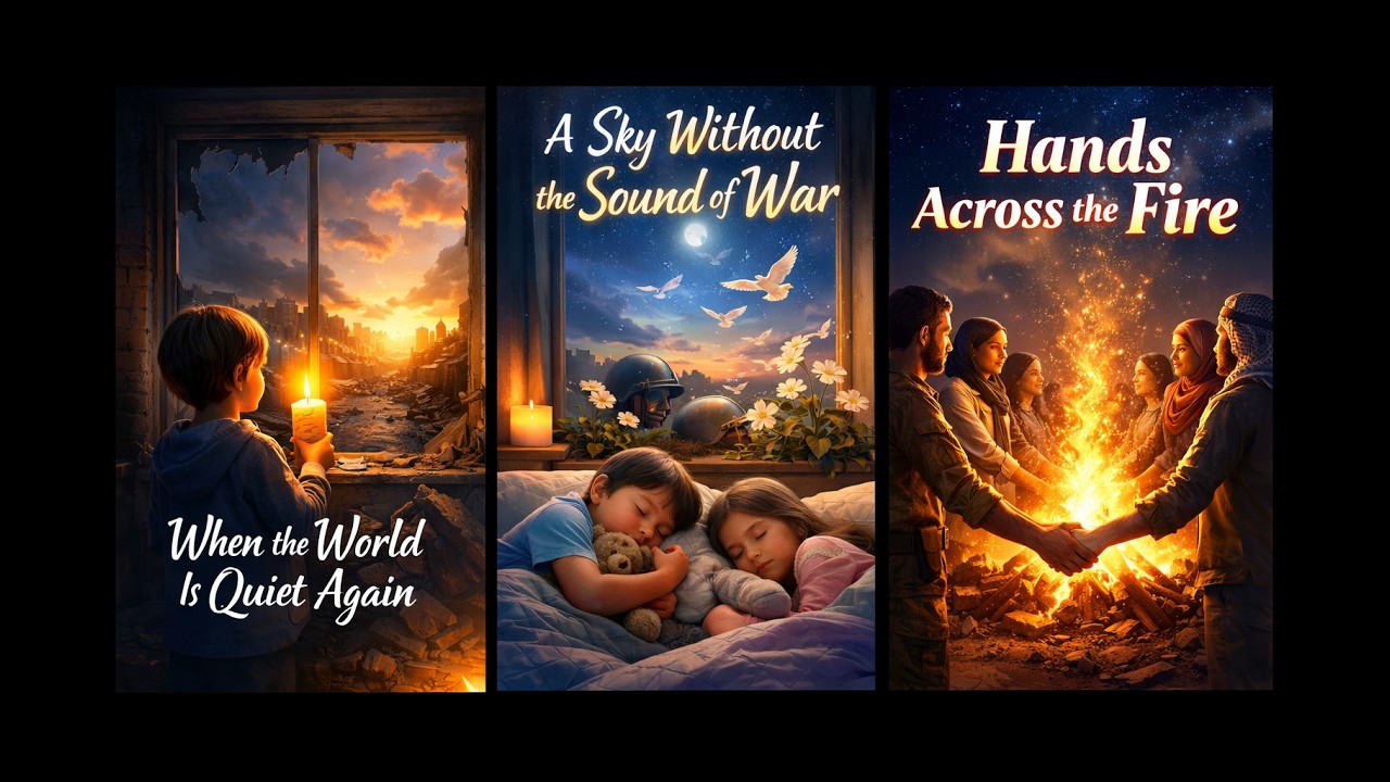 When the World Is Quiet Again, A Sky Without the Sound of War, Hands Across the Fire
