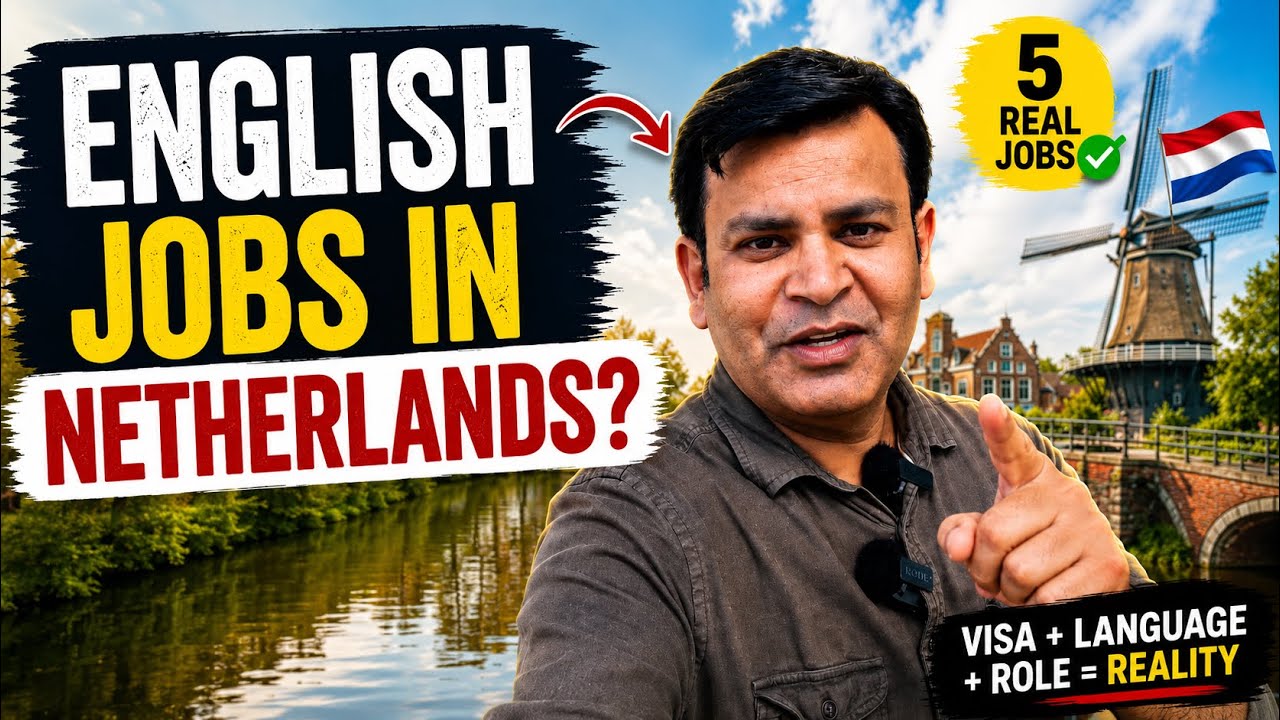 English-Speaking Jobs in Netherlands (for Indians) 😳 | 5 Real Roles + Filters
