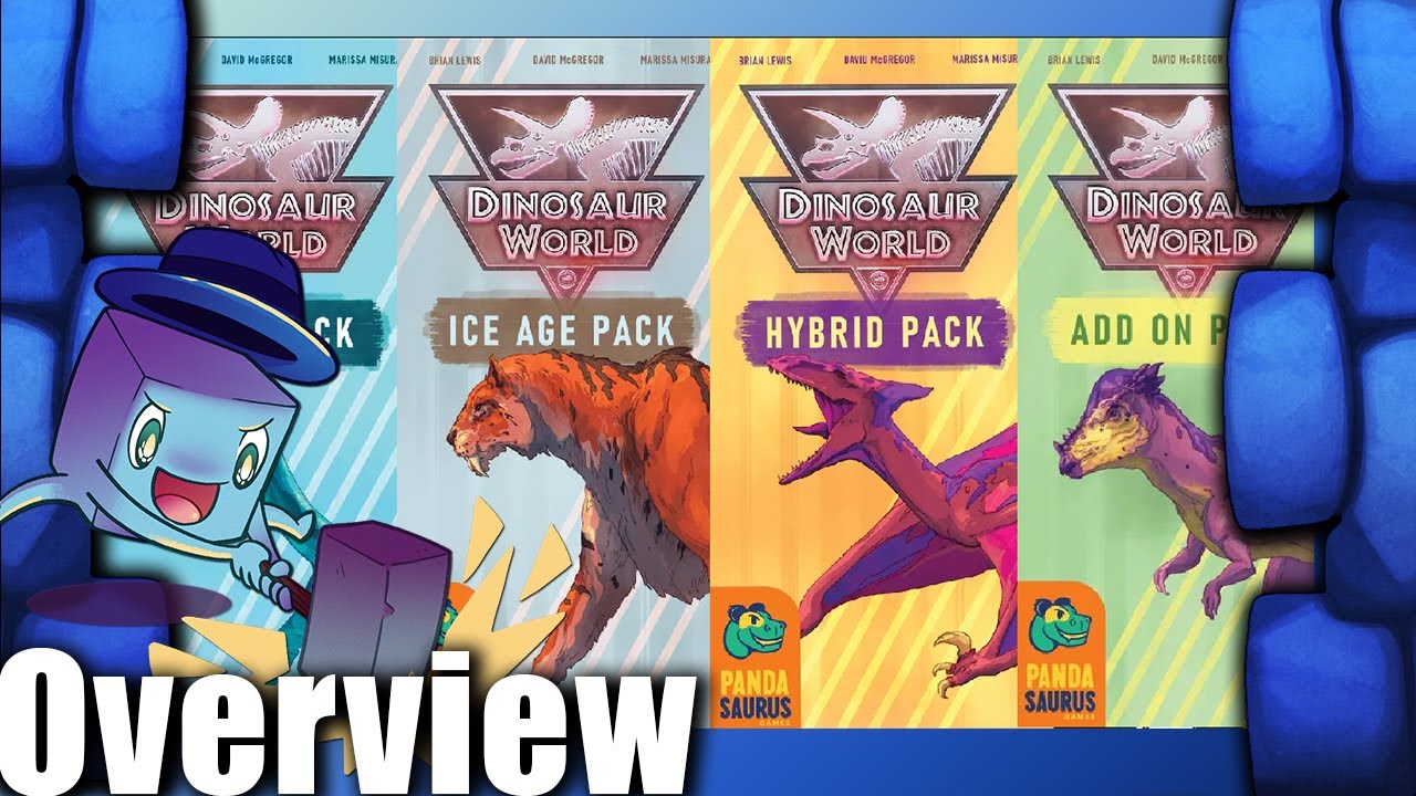 Dinosaur World Expansion Overview - with Tom Vasel