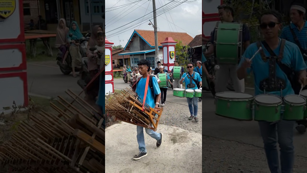 Kolaborasi Angklung & Drumband