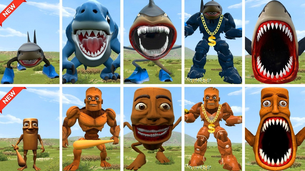 Каждая эволюция ТРАЛАЛЕРО ТРАЛАЛА против ТУНГТУН САХУРА – финал сумасшедший