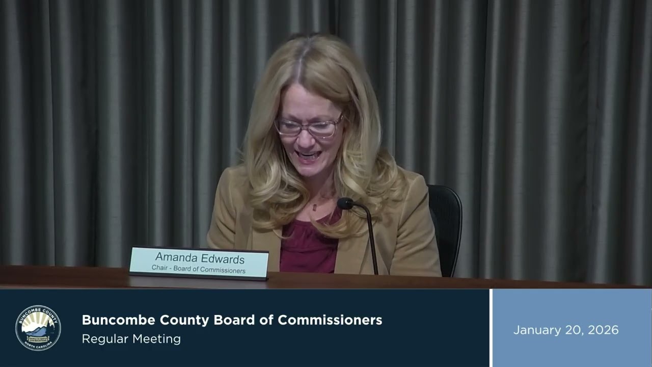 Regular Meeting of The Buncombe County Board of Commissioners | January 20, 2026