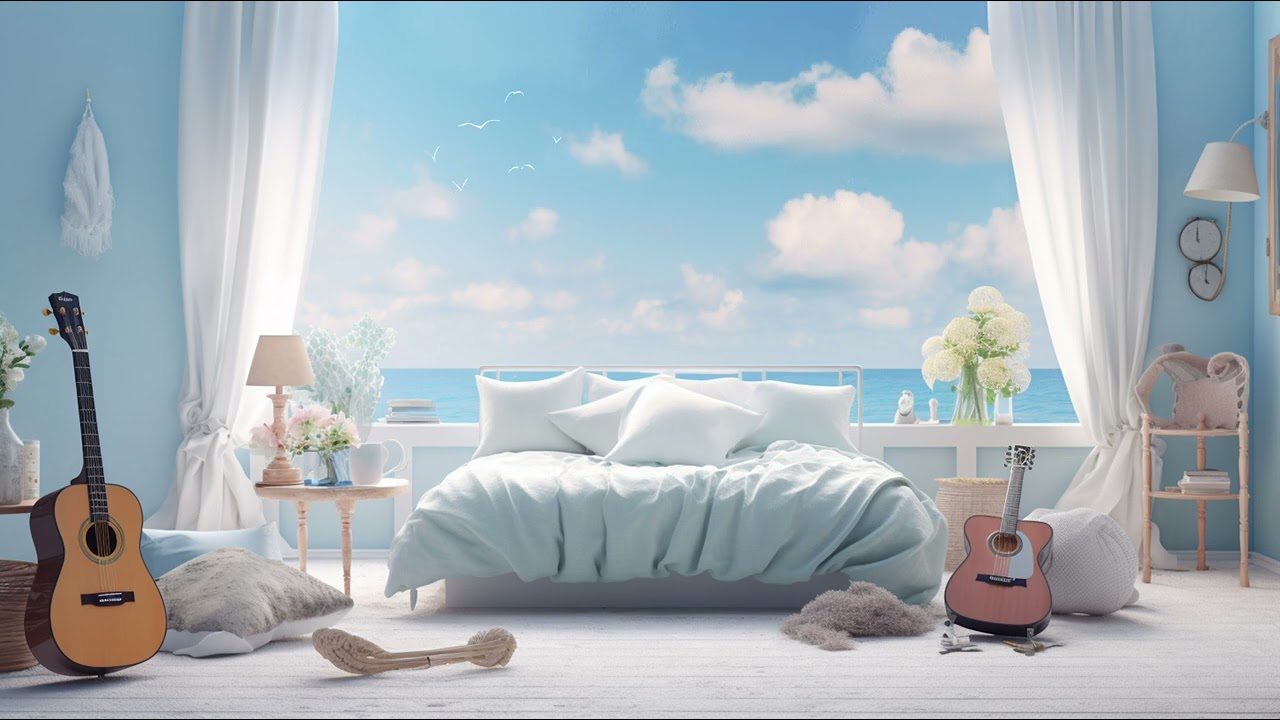 Taylor Swift 1989 Themed Beach Bedroom Acoustic Guitar Music Relaxing Ambience