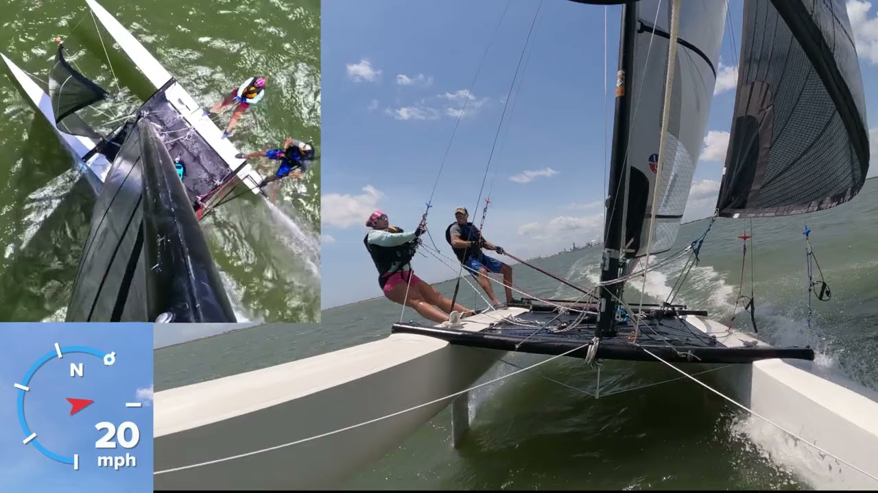 New speed record!  Hobie 20