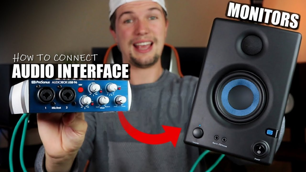 Как подключить студийные мониторы к аудиоинтерфейсу | PreSonus Audiobox USB 96 и NI Komplete Audio 1