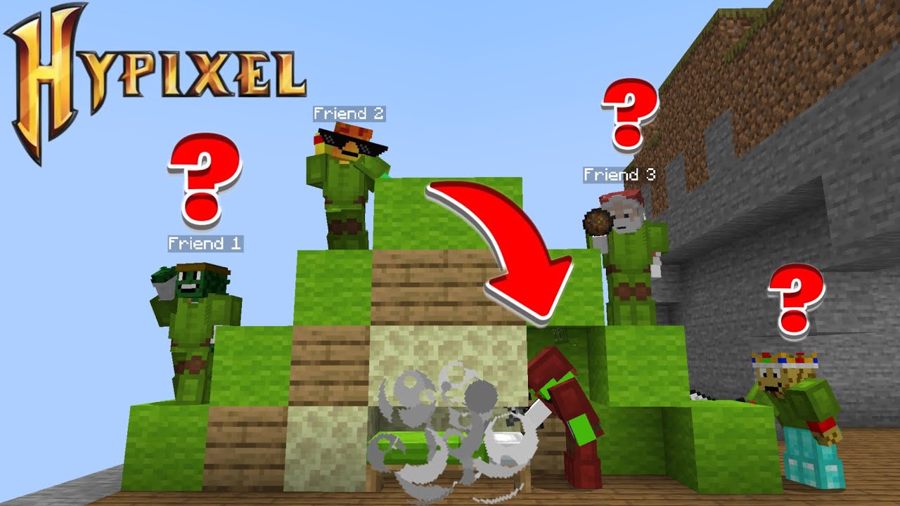 Playing Hypixel with my friends! Again…