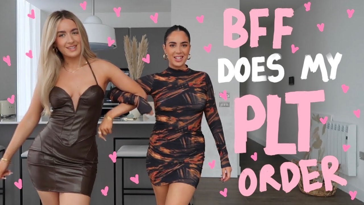 DOING EACHOTHERS PLT ORDER!!! | TRY ON!! | Sophia and Cinzia | ad