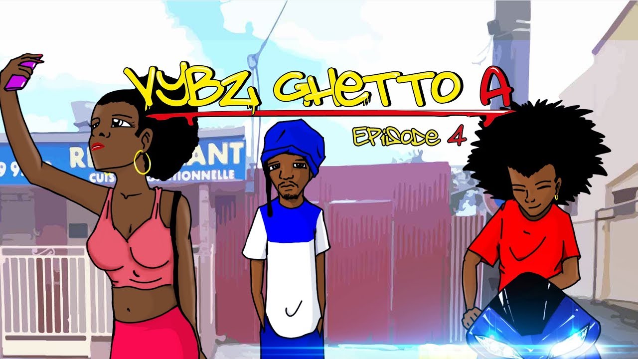 Vybz ghetto a_auto stoppeur _épisode 4  dessin animée créole_Sous titrés en Français