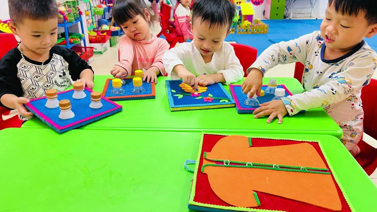 Trường Mầm non Kim chân xây dựng và sử dụng môi trường giáo dục lấy trẻ làm trung tâm