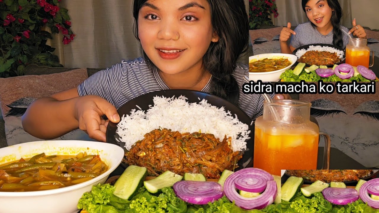 AJA CHE SIDRA MACHA KO TARKARI RA ALOO BODI KO JHOL 