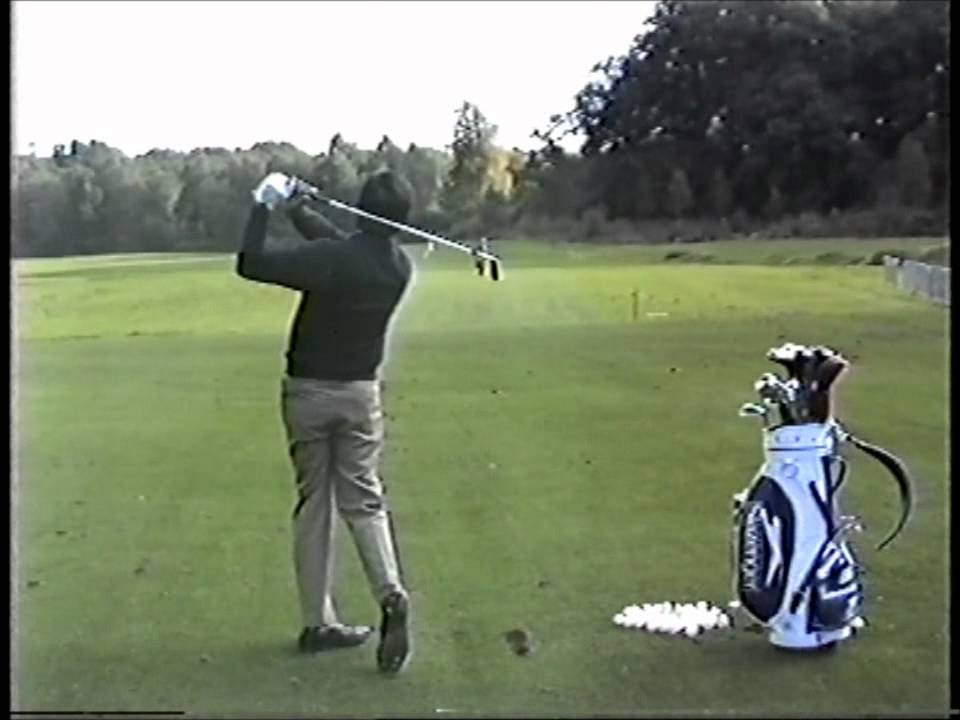Seve on range with short iron