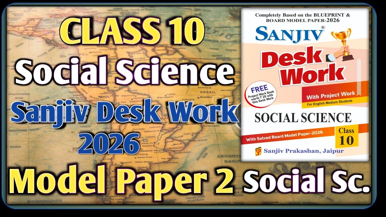 Class 10 Social Science Model Paper 2026 RBSE || Model Paper-2 || Social Science || SST