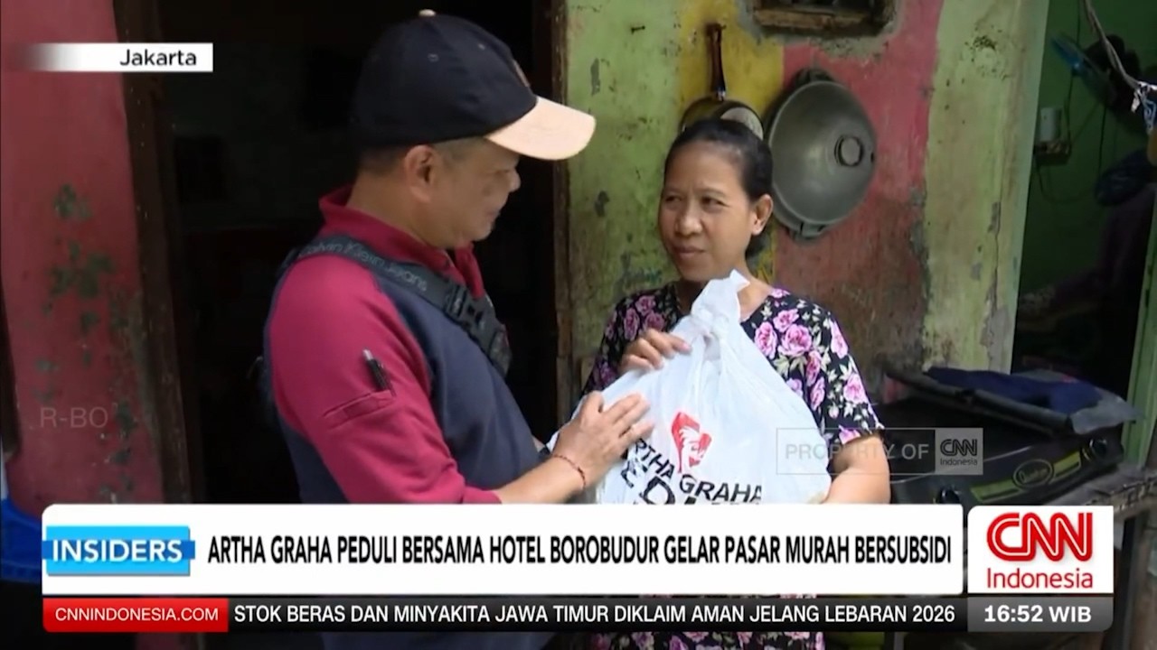 Artha Graha Peduli dan Hotel Borobudur Gelar Pasar Murah Bersubsidi