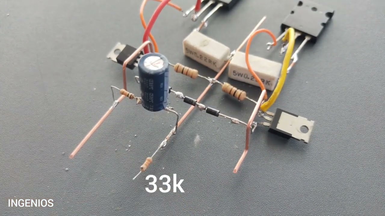 Como hacer un amplificador de audio Clase AB paso a paso