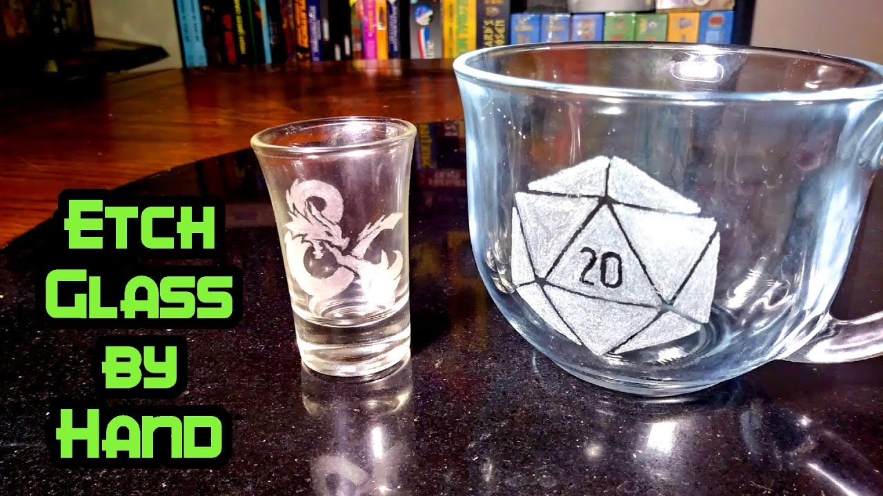 Etch Glass by Hand - No Cream Etched Glass Coffee Mug - DIY with Cly Ep. 12