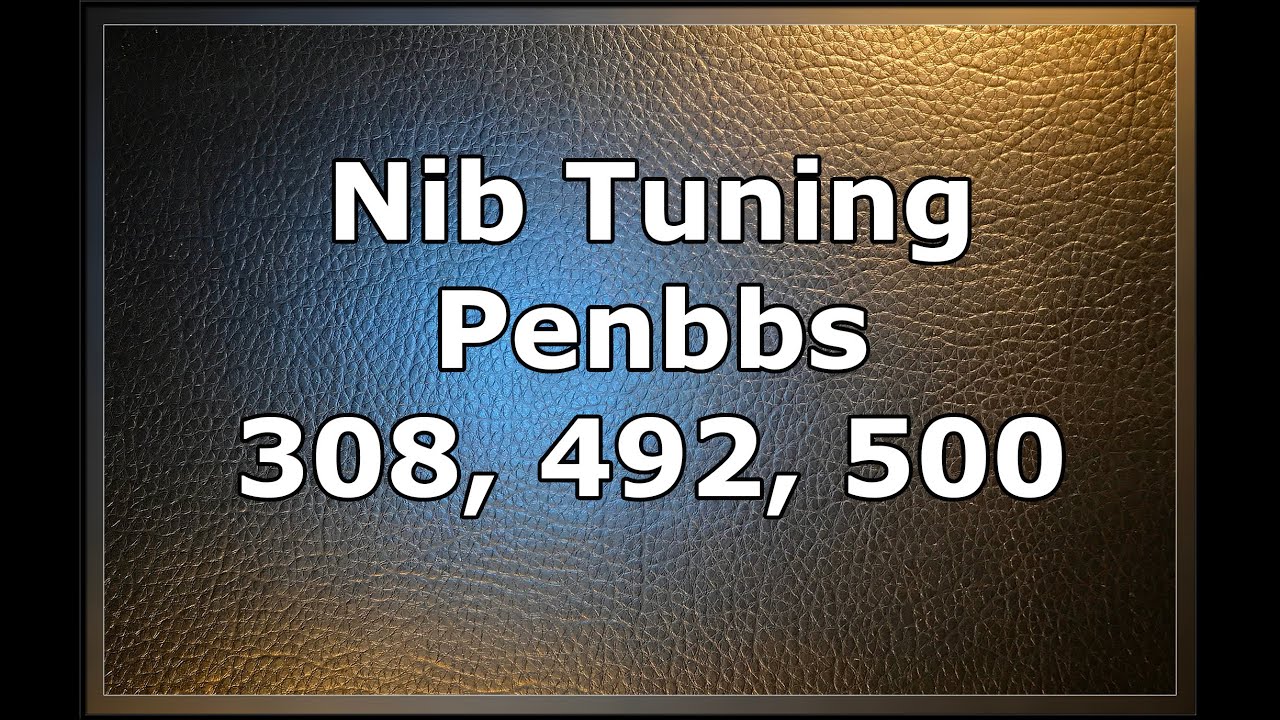 Inkquiring Minds Workbench Ep 4 - Fountain Pen Nib Tuning and Adjustment