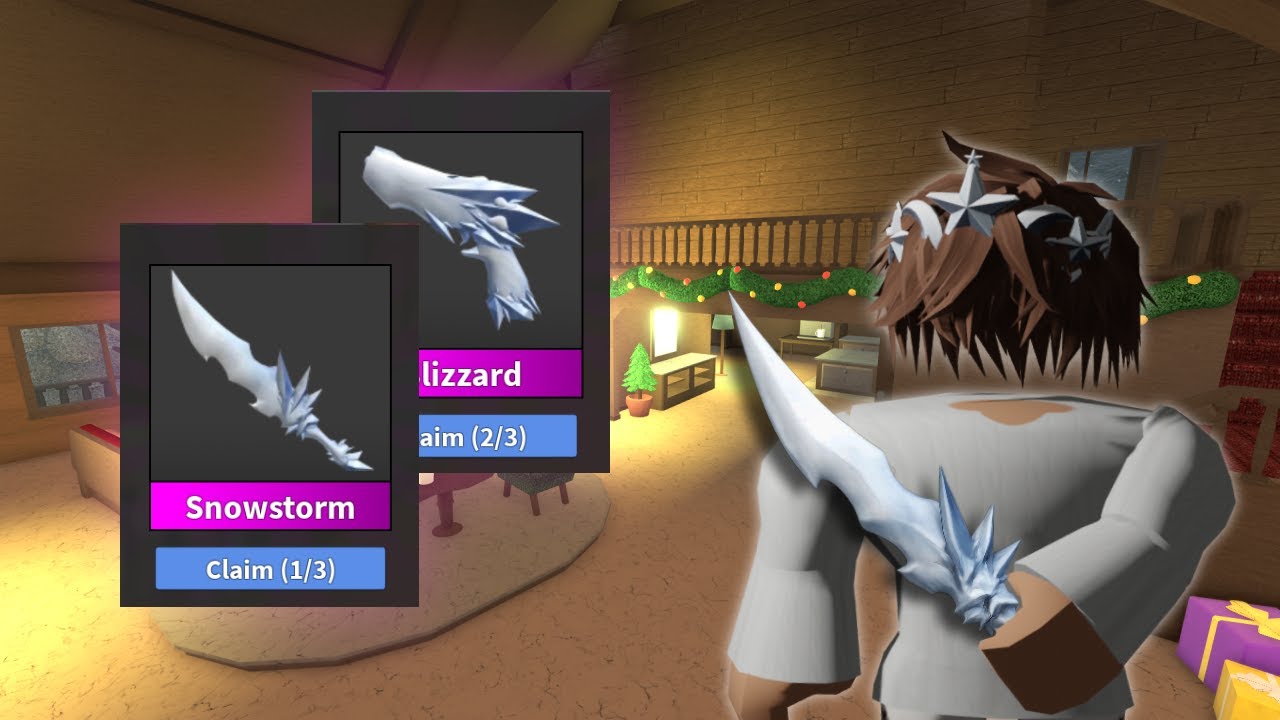 BUYING THE NEW SNOWSTORM BUNDLE IN MM2! (GAMEPLAY)