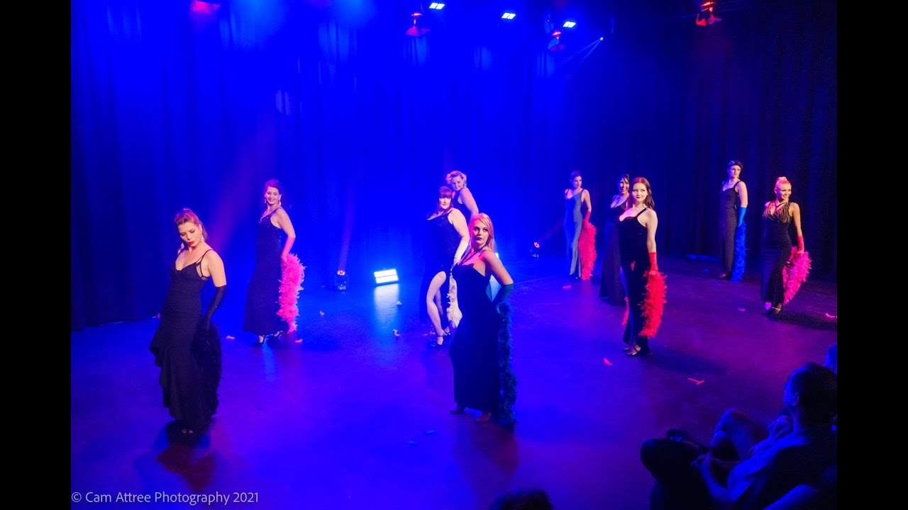 Beginner Classic students perform Night Train - The Bombshell Burlesque Academy