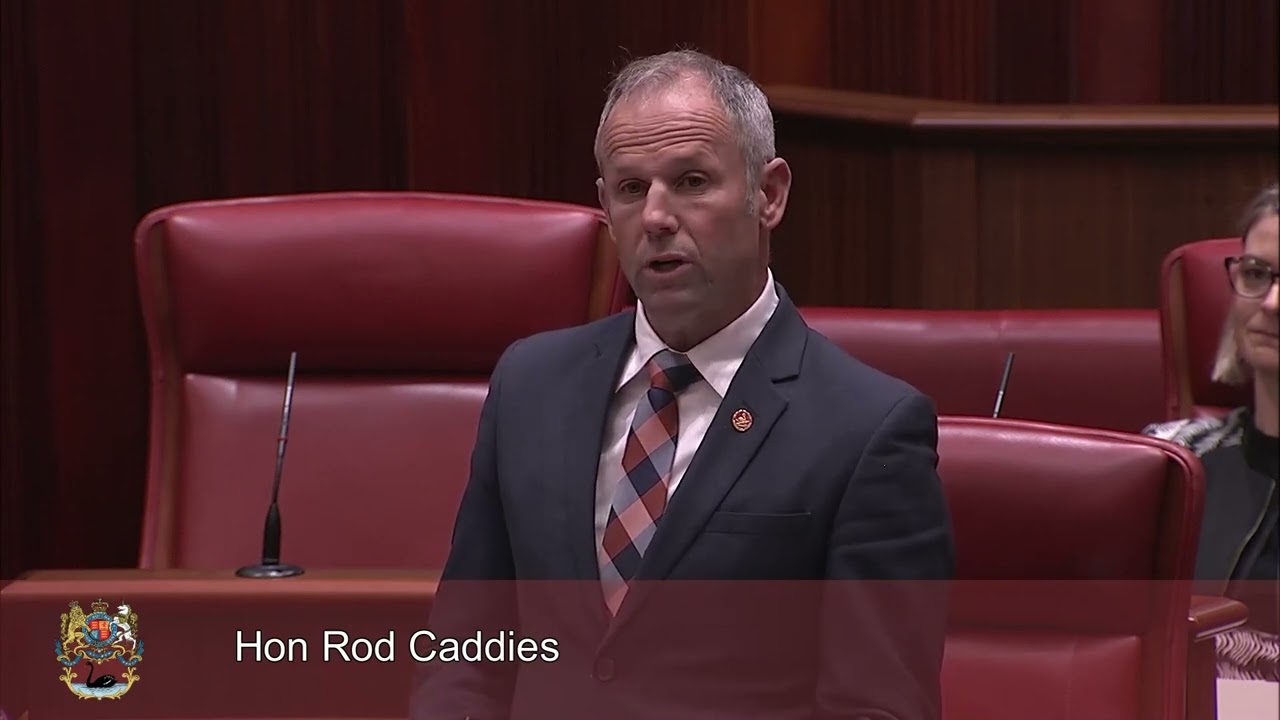 Hon Rod Caddies MLC - Inaugural Speech on 27 May 2025