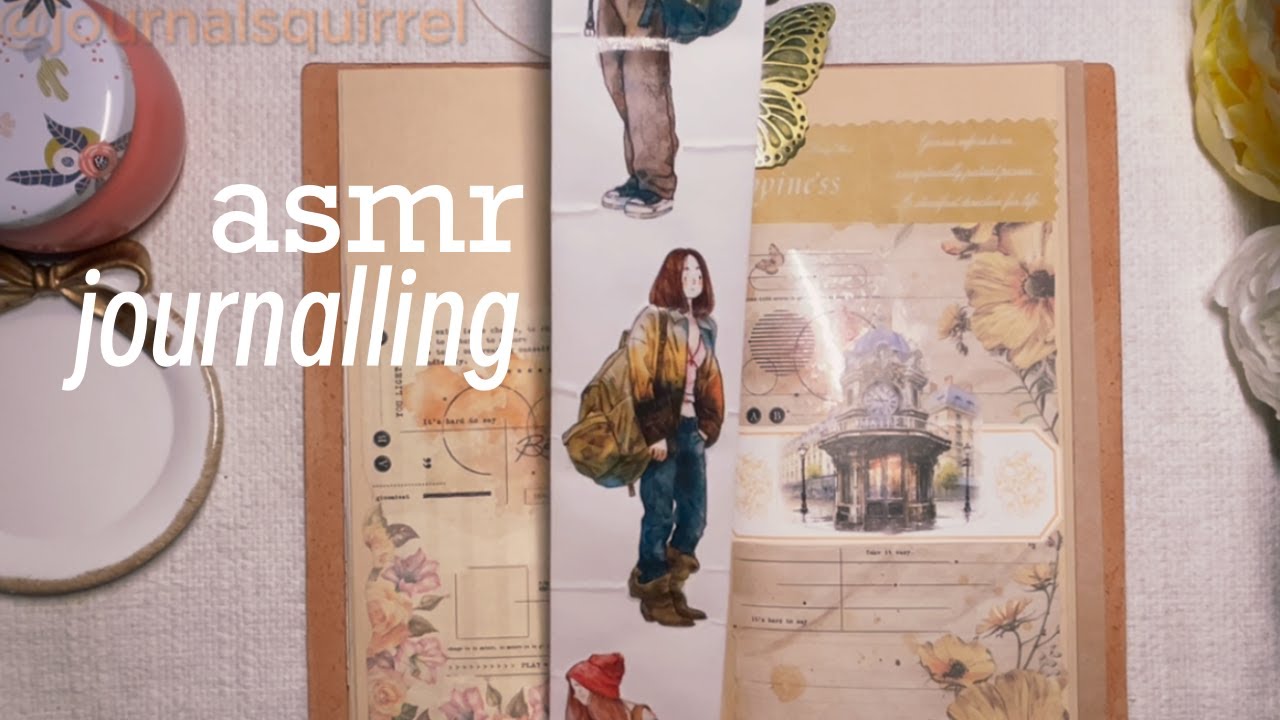 Autumn | ASMR Art Journal With Me