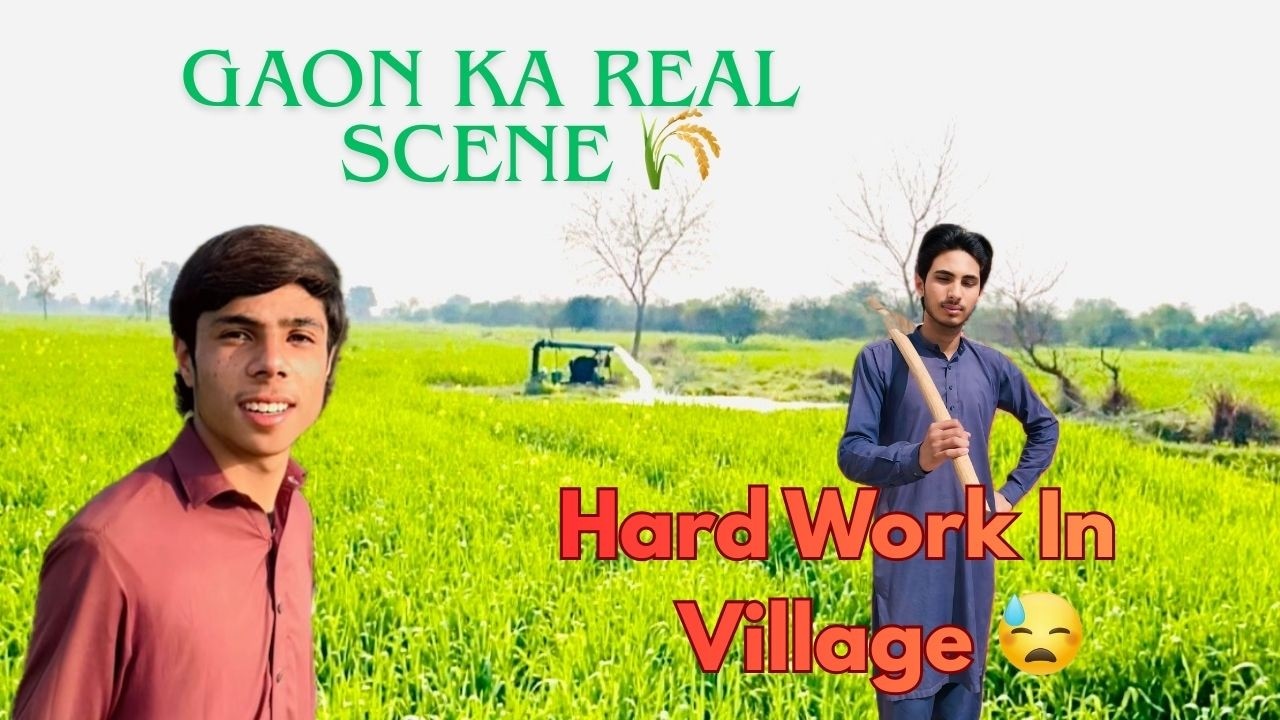 Village Farming Vlog 💦 | Zameen Ko Pani Lagaya Aur Family Baat Cheet | New 4K video 