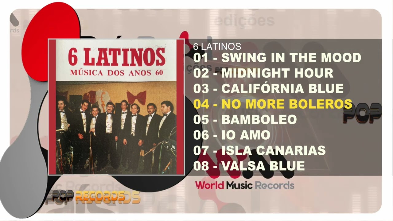 6 Latinos - Música dos Anos 60 (Full Album)