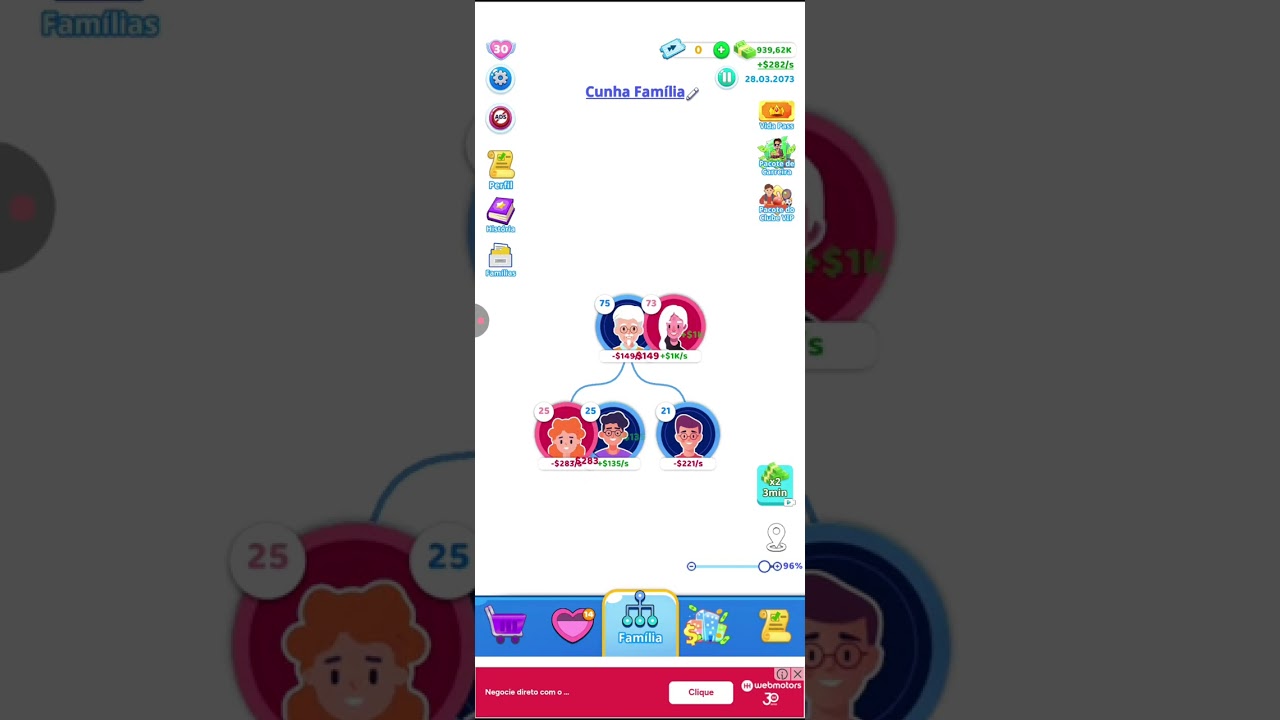 Gameplay de family life 