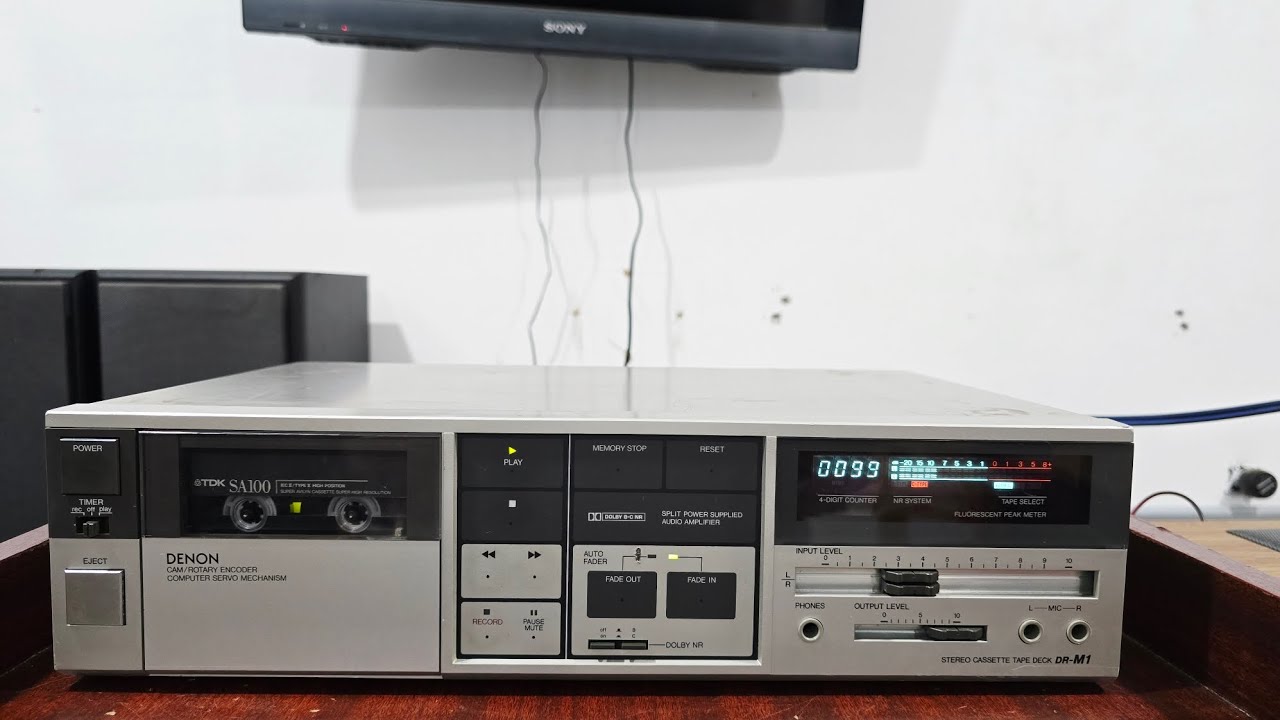 DENON Vintage Stereo Cassette Deck DR-M1/For Sale/Infinity Audio/Contact 94433 70602 