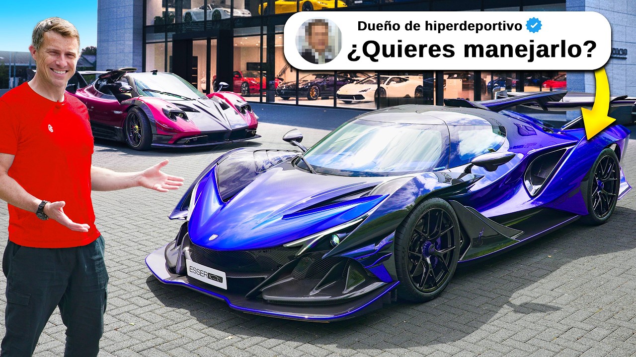 ¡Me dejó manejar cualquier hiperdeportivo que quisiera!