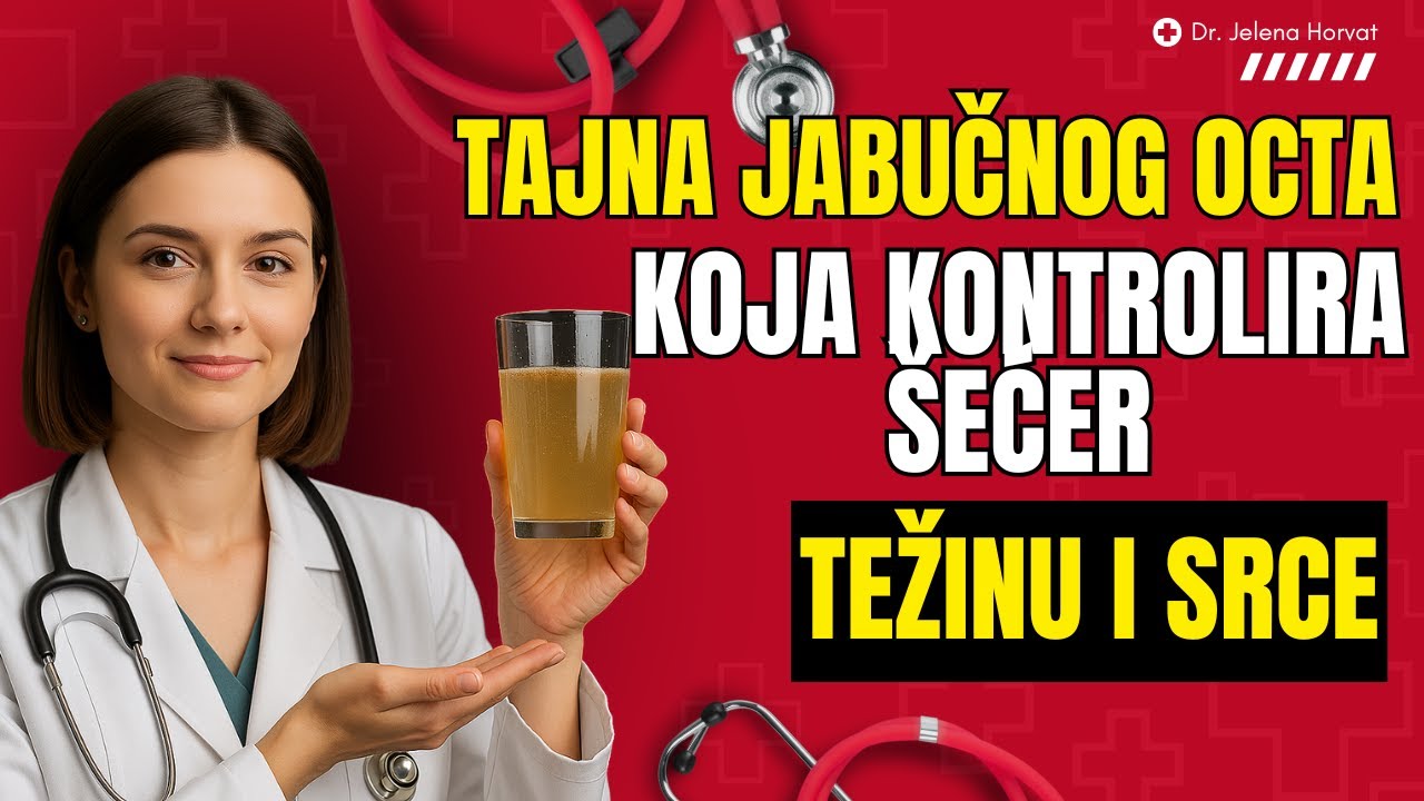 Tajna Jabučnog Octa Koja Kontrolira Šećer, Težinu i Srce | Dr. Jelena Horvat