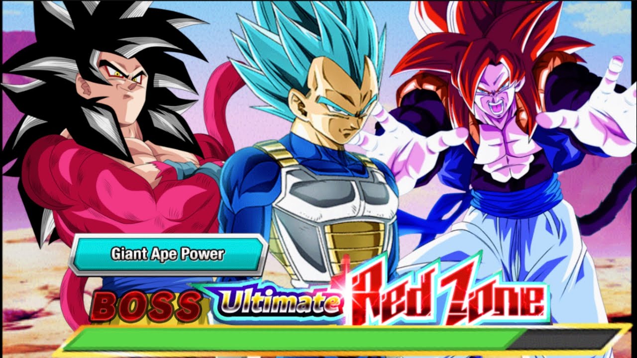 NO ITEMS! HOW TO BEAT ULTIMATE RED ZONE STAGE 10 Super Saiyan God SS VEGETA GIANT APE POWER MISSION!