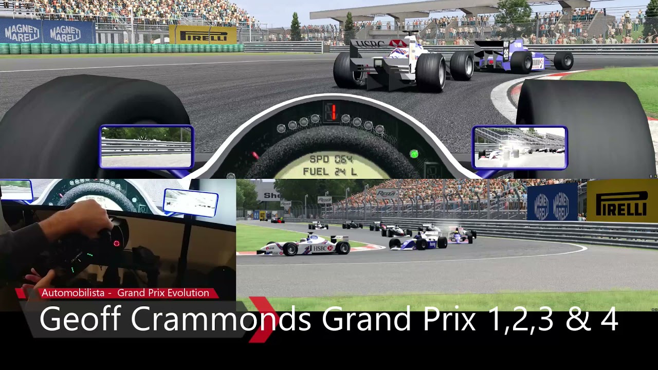 Geoff Crammonds Grand Prix series in Automobilista - GP1 - GP2 - GP3 - GP4 - Nostalgia overload!!!