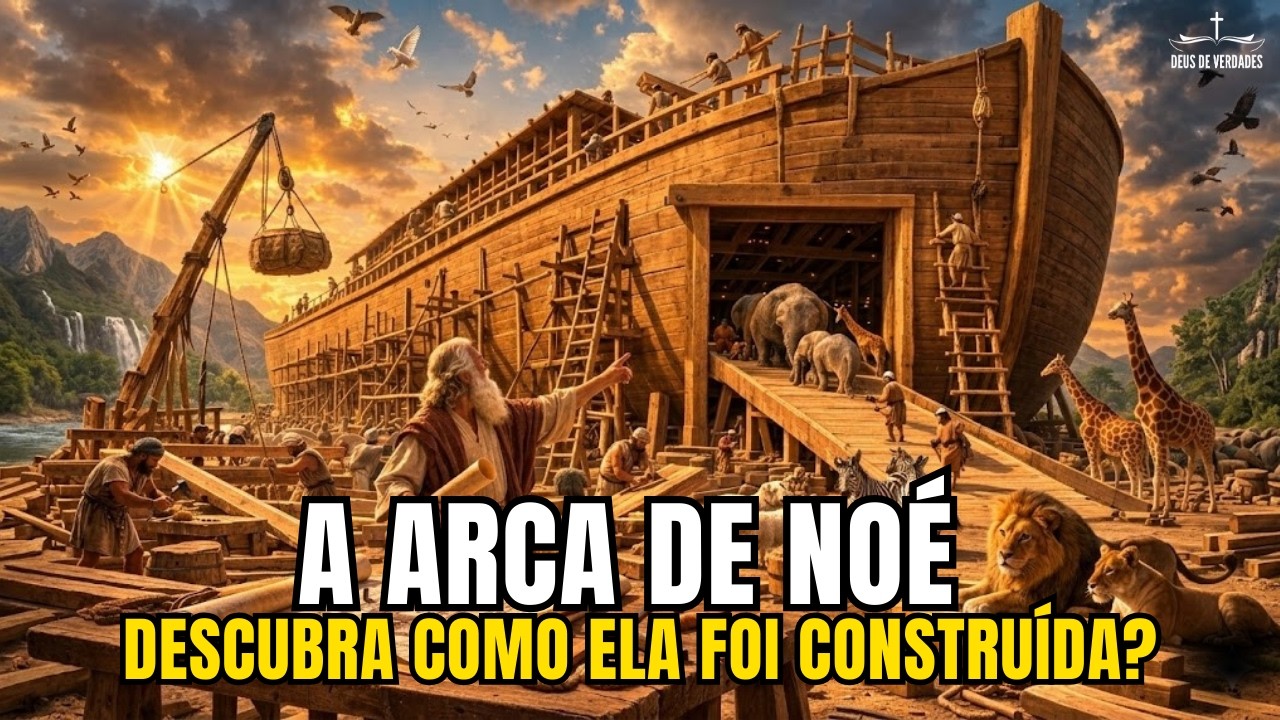 COMO A ARCA DE NOÉ FOI CONSTRUÍDA? Cada Detalhe Revelado! #arcadenoé #curiosidadesdabíblia