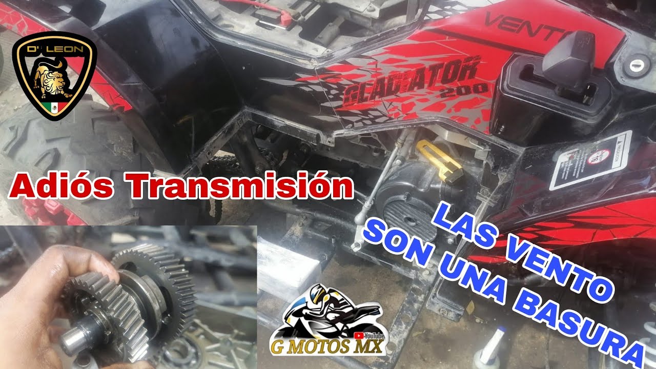 Se Rompió la transmisión de una Cuatrimoto Vento 200cc con menos de un año de uso - G Motos Mx 🏍️