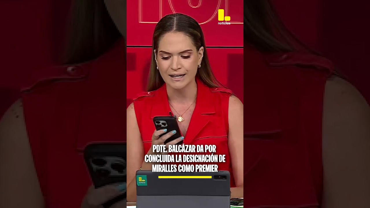 Denisse Miralles no va m&aacute;s como Presidenta del Consejo de Ministros